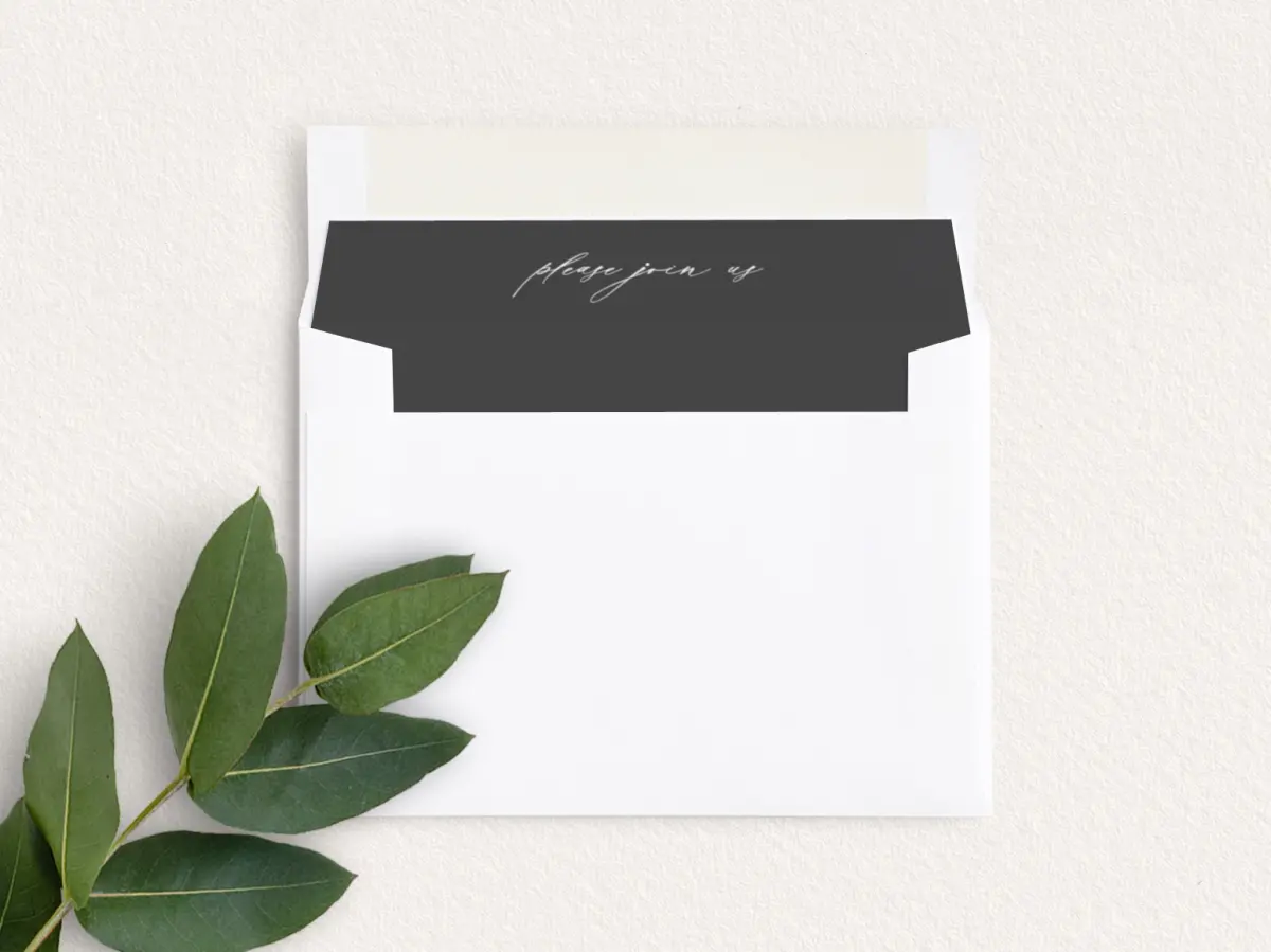 Envelope Liner inside Envelope