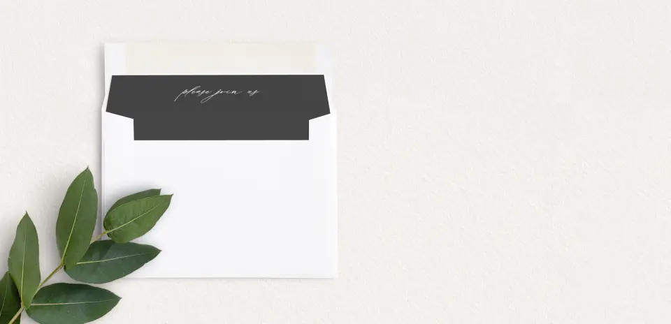 Envelope Liner inside Envelope