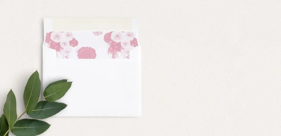 Envelope Liner inside Envelope