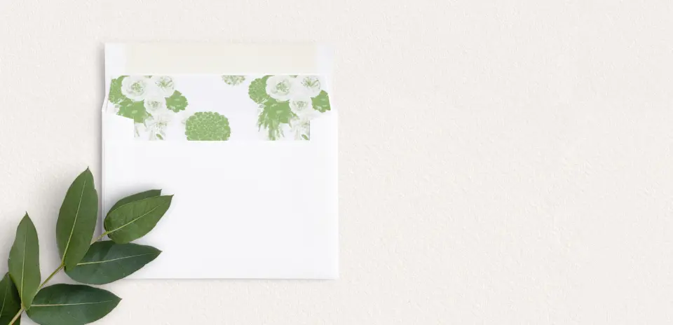 Envelope Liner inside Envelope