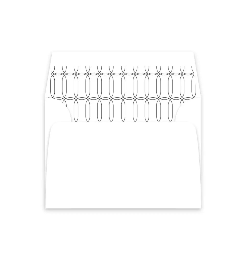 This is a  4⅞" x 4.563" Envelope Liners (ELM) called Precise Promise printed in full color
