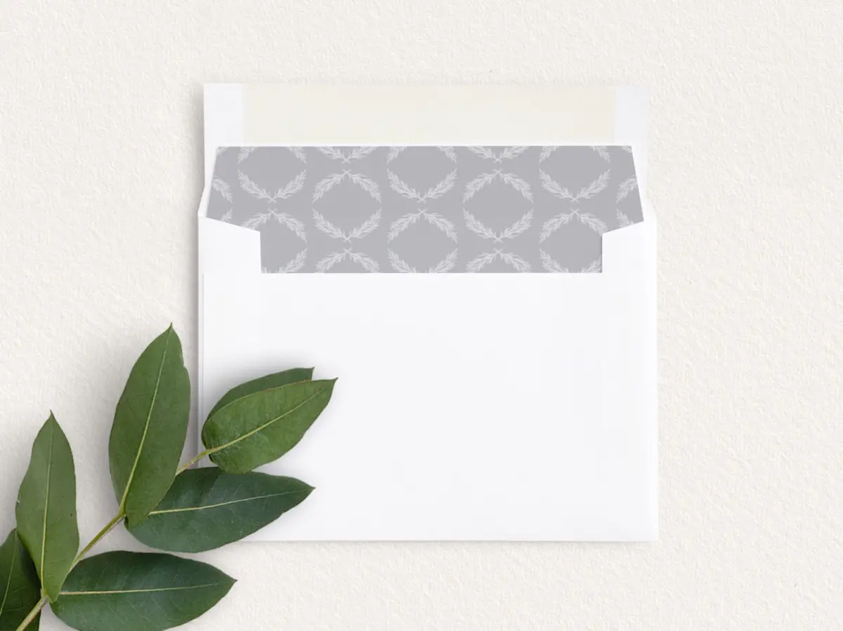 Envelope Liner inside Envelope