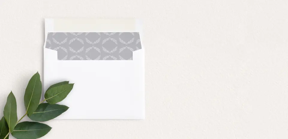 Envelope Liner inside Envelope