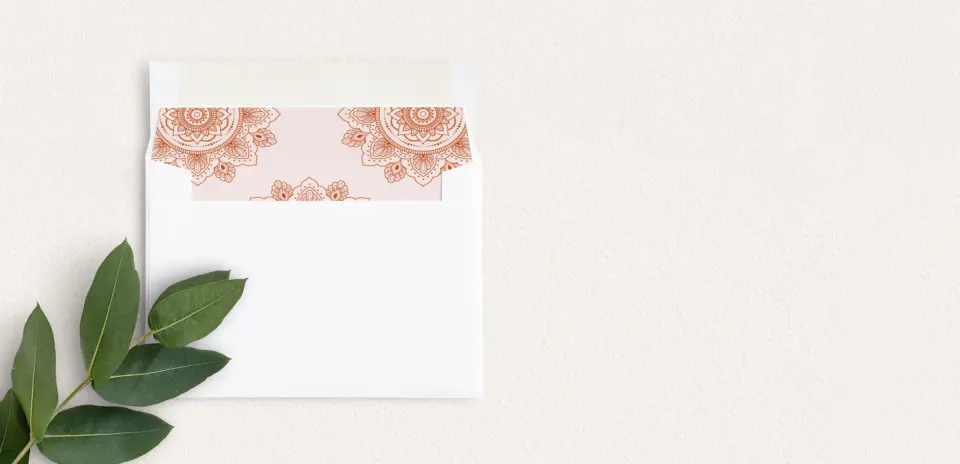 Envelope Liner inside Envelope