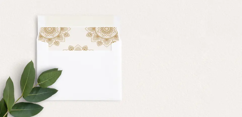Envelope Liner inside Envelope