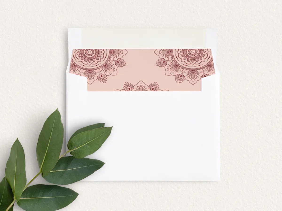 Envelope Liner inside Envelope