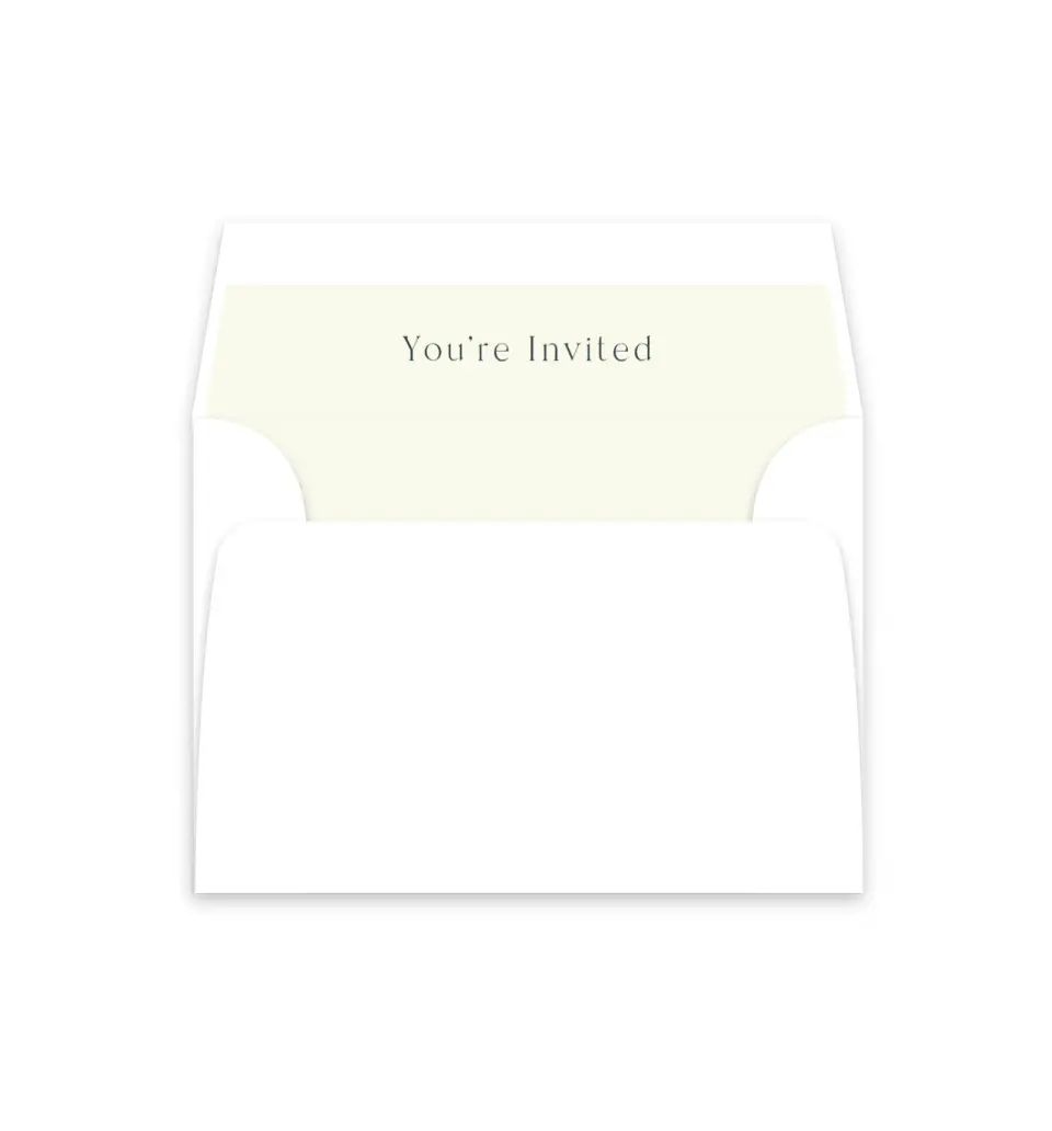 This is a  4⅞" x 4.563" Envelope Liners (ELM) called The Aubrielle printed in full color
