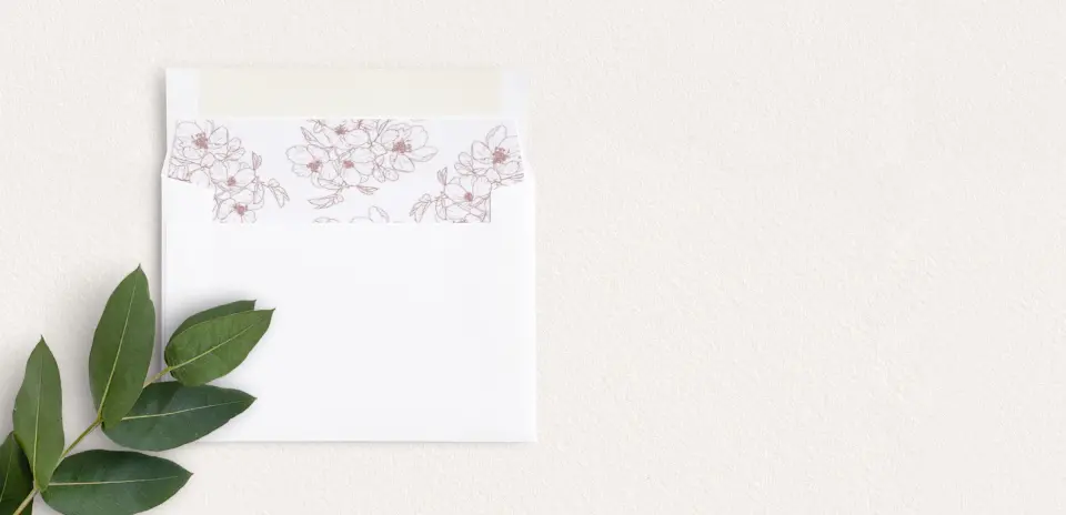 Envelope Liner inside Envelope