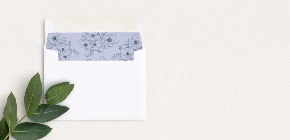 Envelope Liner inside Envelope