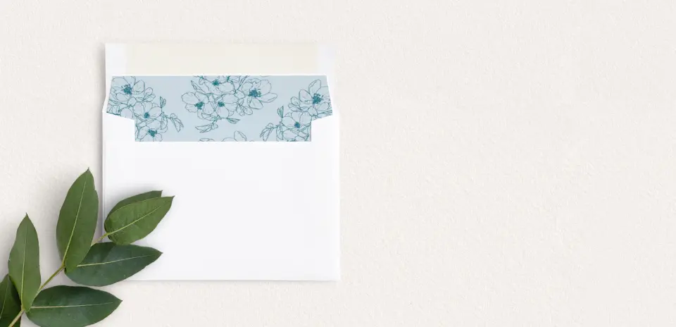 Envelope Liner inside Envelope