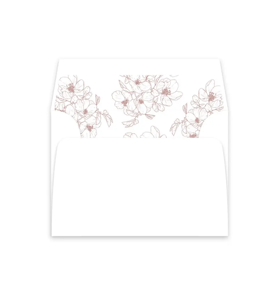 This is a  4⅞" x 4.563" Envelope Liners (ELM) called The Kinsley printed in full color