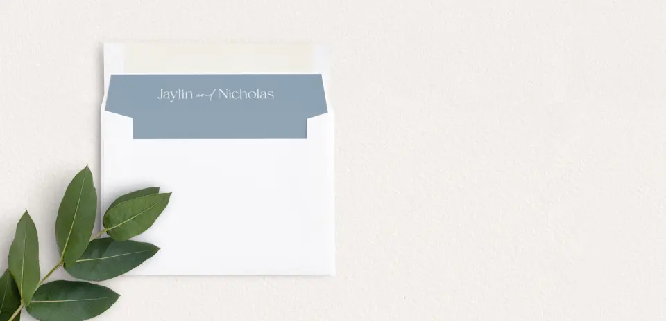 Envelope Liner inside Envelope