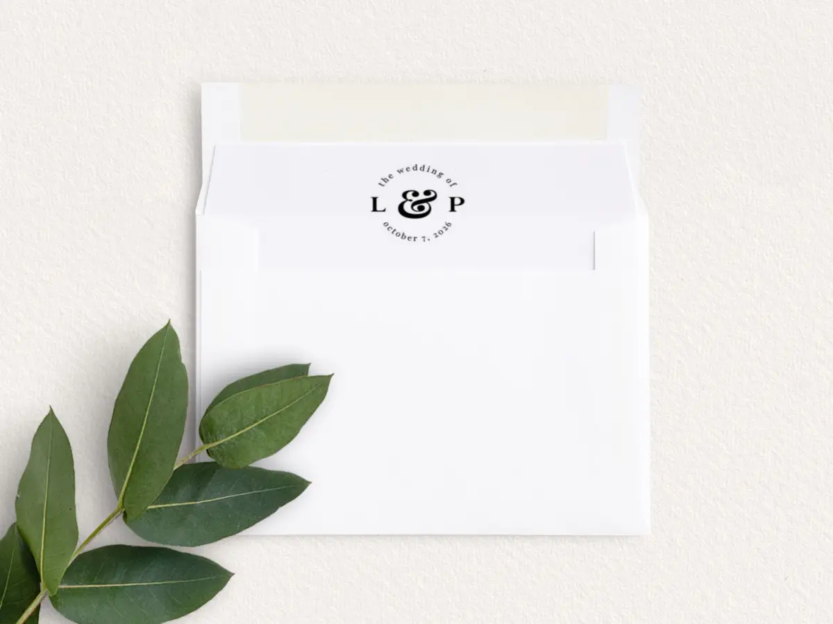 Envelope Liner inside Envelope