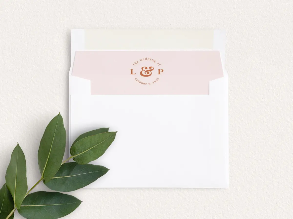 Envelope Liner inside Envelope