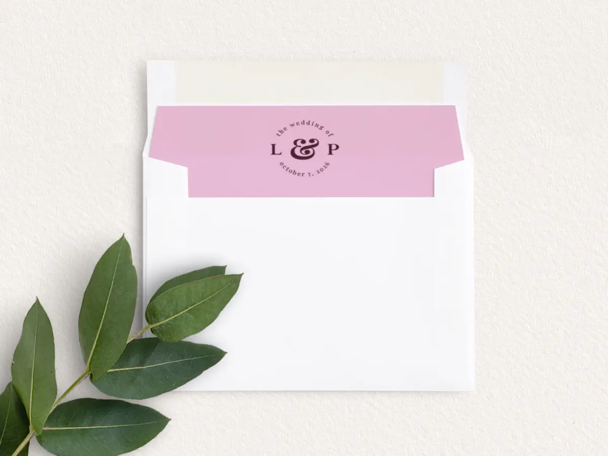 Envelope Liner inside Envelope