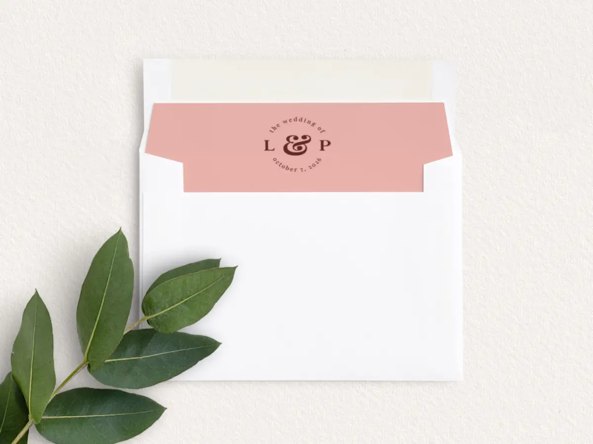 Envelope Liner inside Envelope