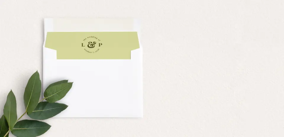 Envelope Liner inside Envelope