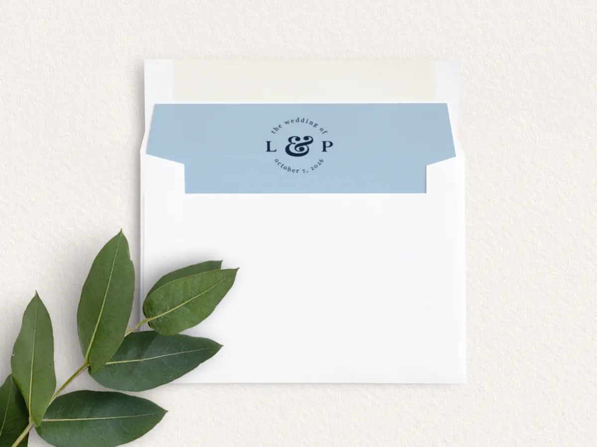 Envelope Liner inside Envelope