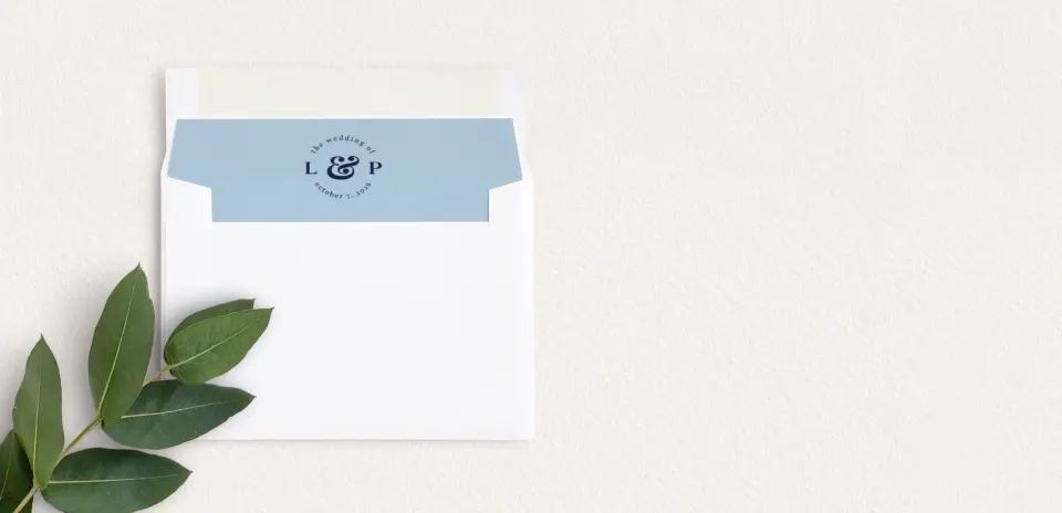 Envelope Liner inside Envelope