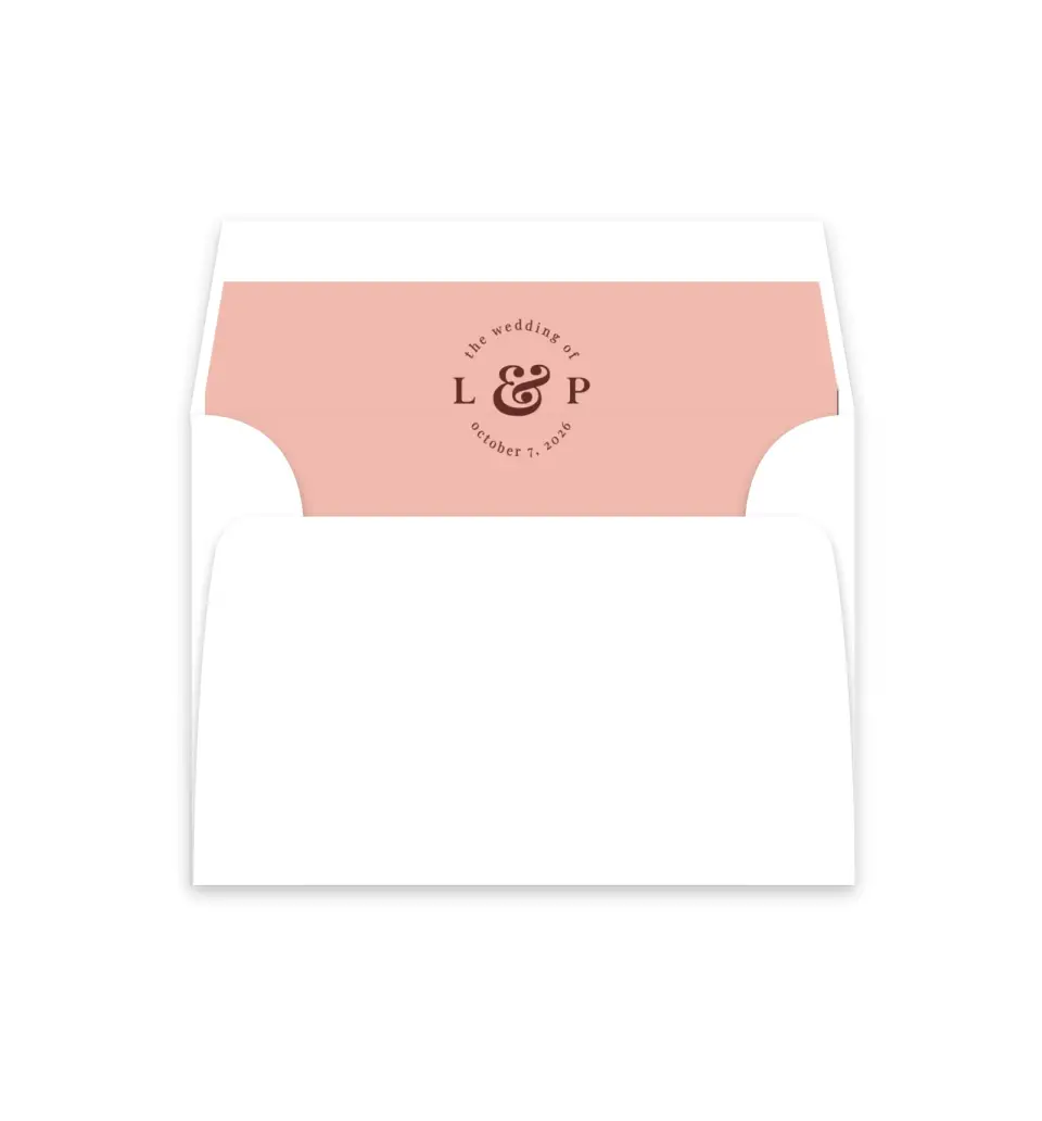 This is a  4⅞" x 4.563" Envelope Liners (ELM) called The Laura printed in full color