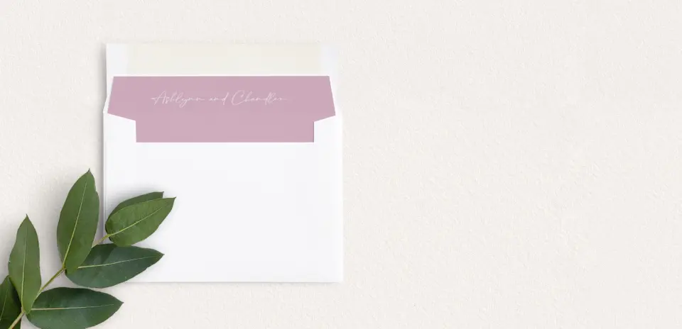 Envelope Liner inside Envelope