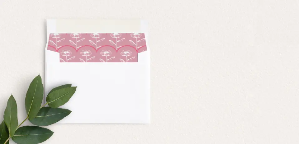 Envelope Liner inside Envelope