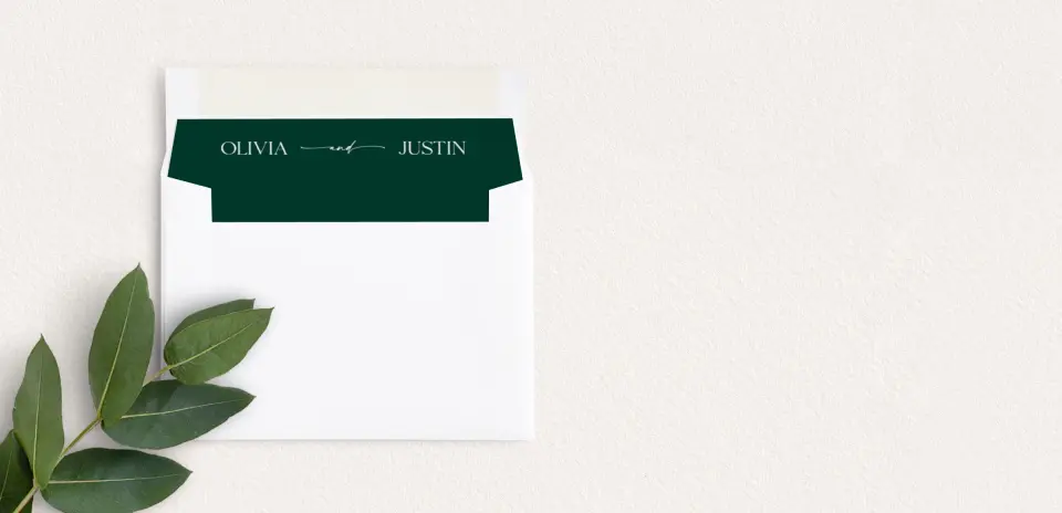 Envelope Liner inside Envelope