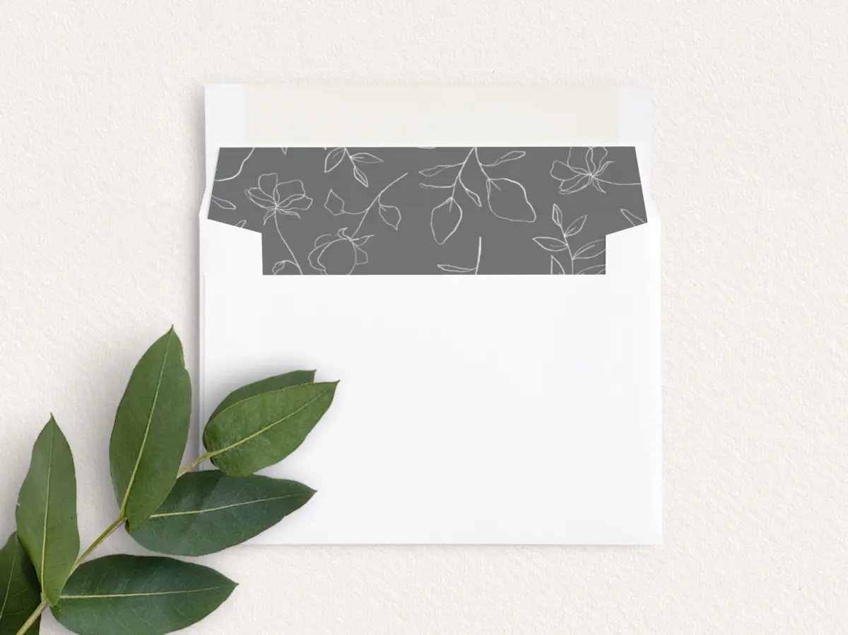 Envelope Liner inside Envelope