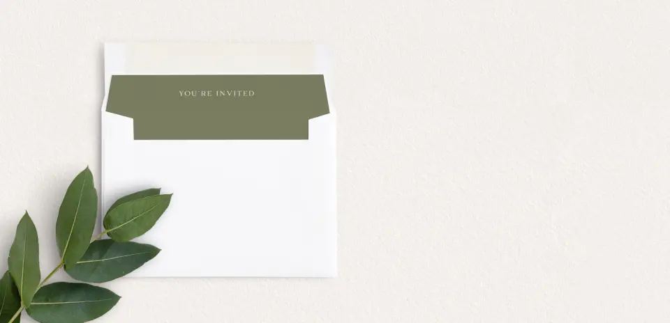 Envelope Liner inside Envelope