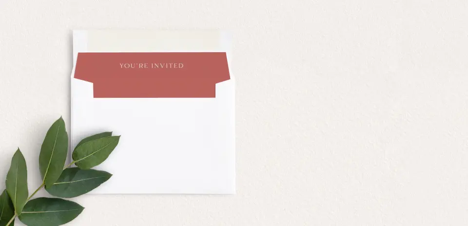 Envelope Liner inside Envelope