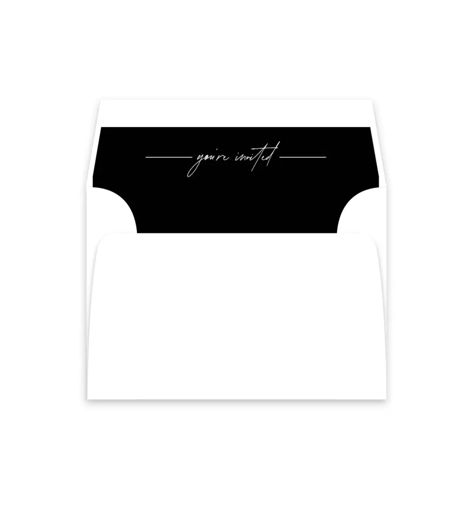 This is a  4⅞" x 4.563" Envelope Liners (ELM) called Devoted Delight printed in full color