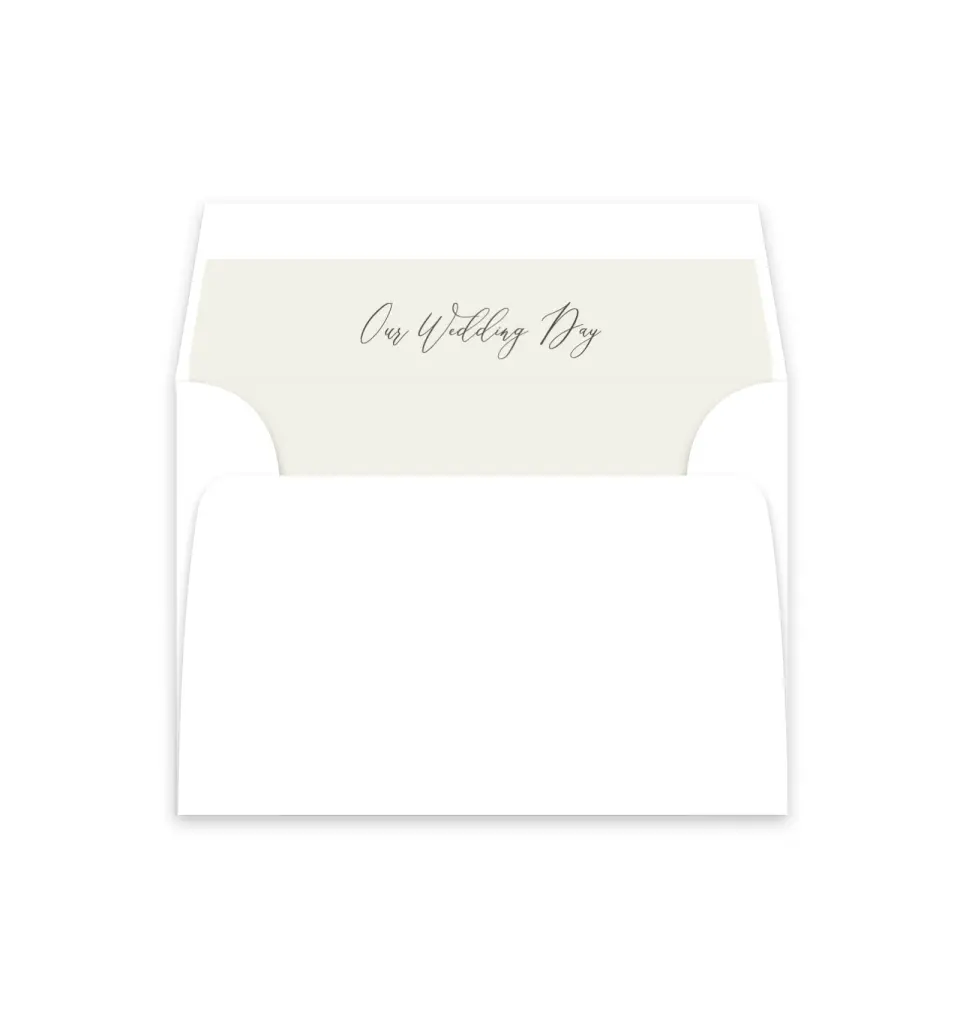 This is a  4⅞" x 4.563" Envelope Liners (ELM) called Graceful Greenery printed in full color