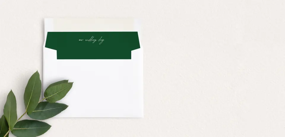 Envelope Liner inside Envelope