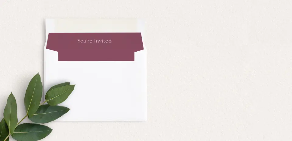 Envelope Liner inside Envelope