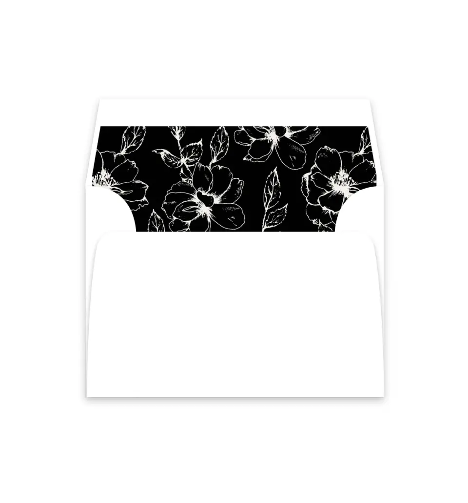 This is a  4⅞" x 4.563" Envelope Liners (ELM) called The Christina printed in full color