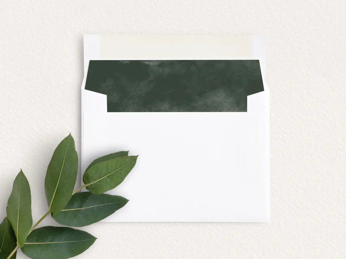 Envelope Liner inside Envelope