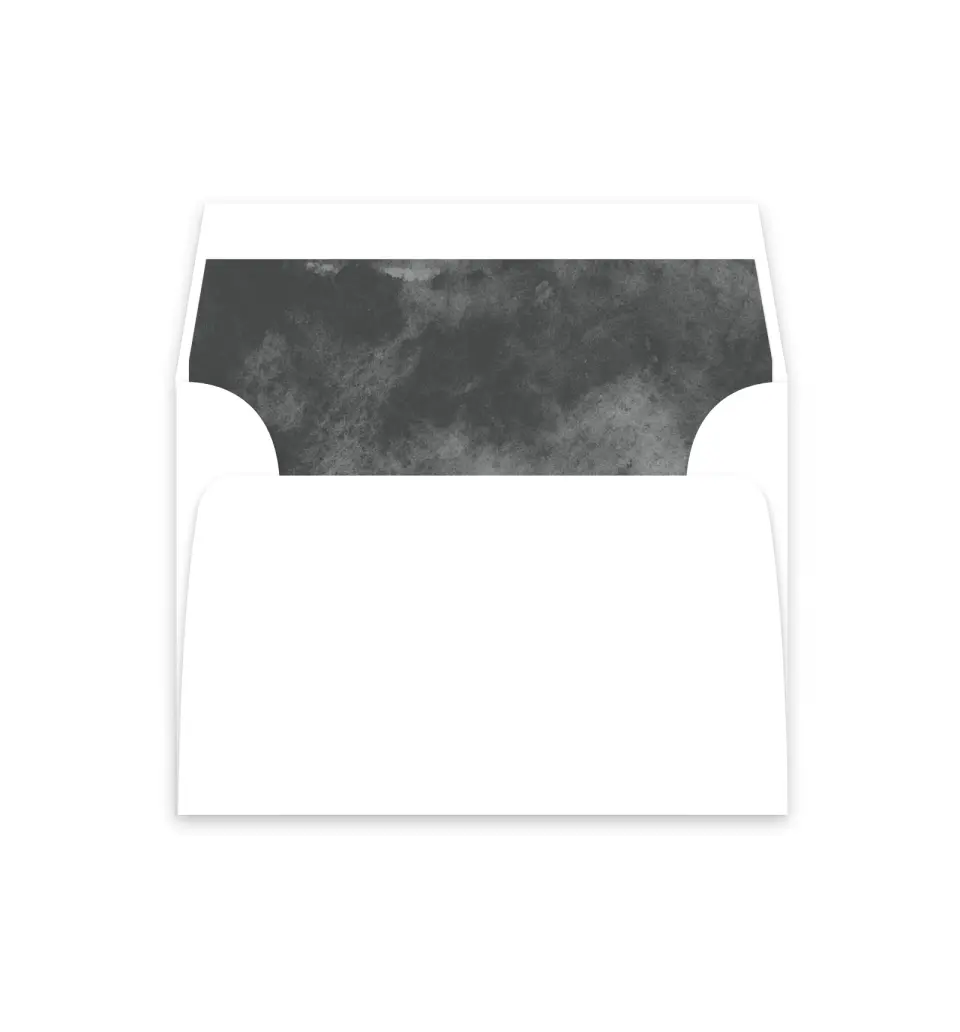 This is a  4⅞" x 4.563" Envelope Liners (ELM) called The Madelyn printed in full color