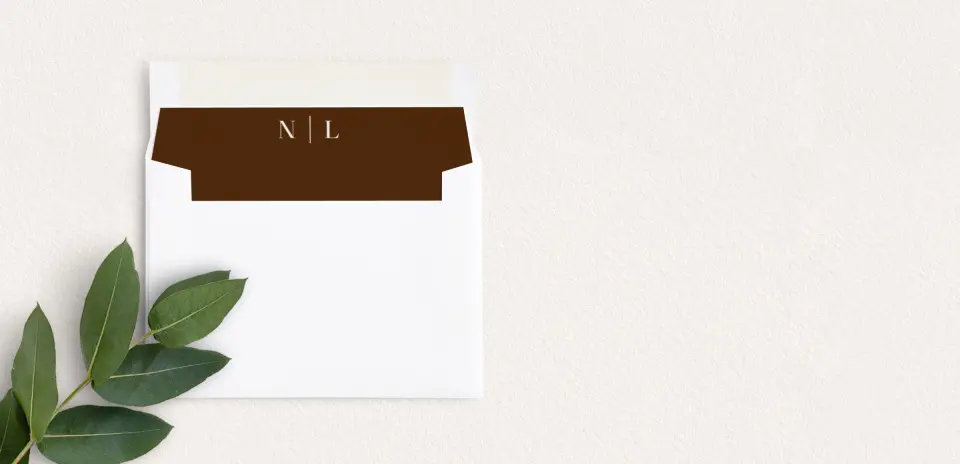 Envelope Liner inside Envelope