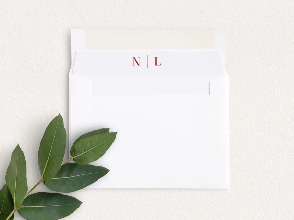 Envelope Liner inside Envelope