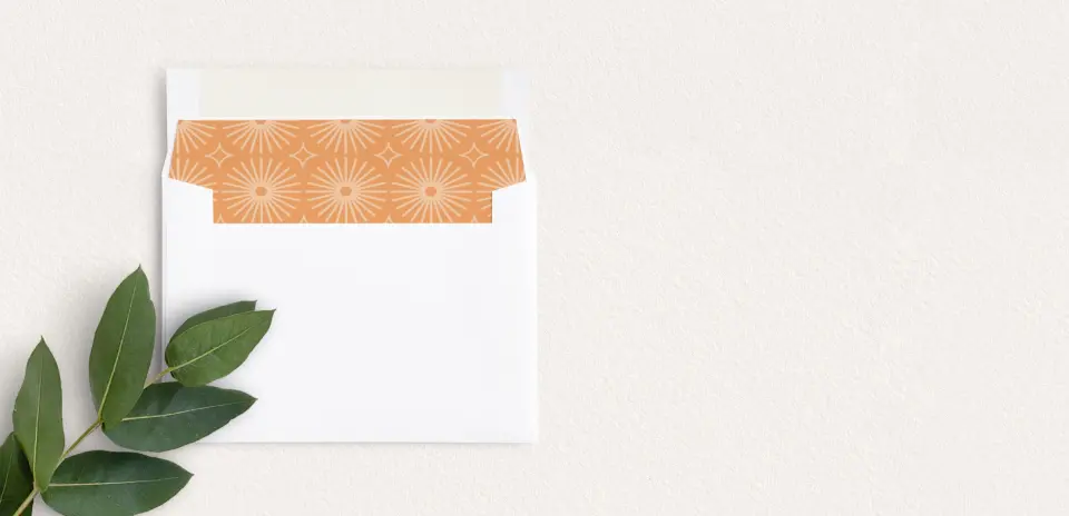 Envelope Liner inside Envelope