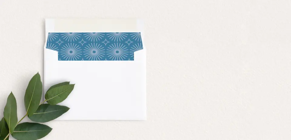Envelope Liner inside Envelope