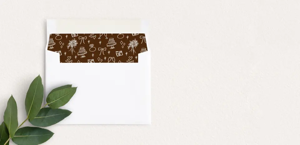 Envelope Liner inside Envelope