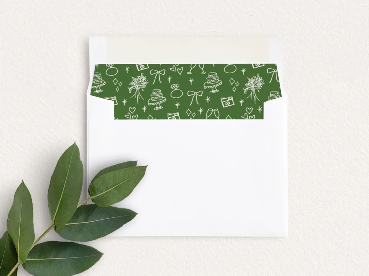 Envelope Liner inside Envelope