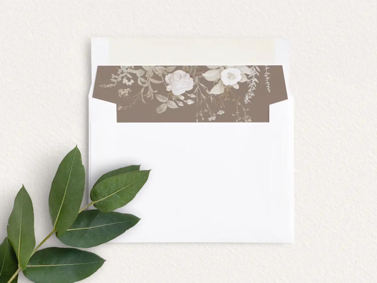Envelope Liner inside Envelope