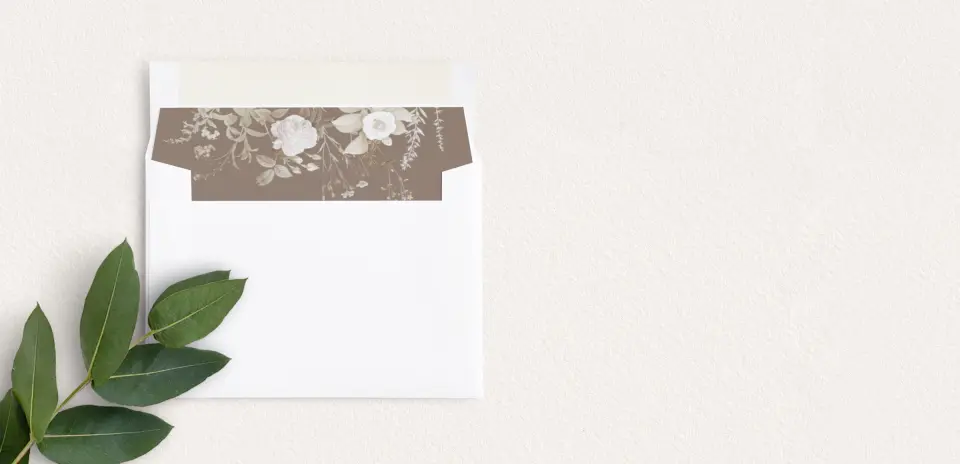 Envelope Liner inside Envelope