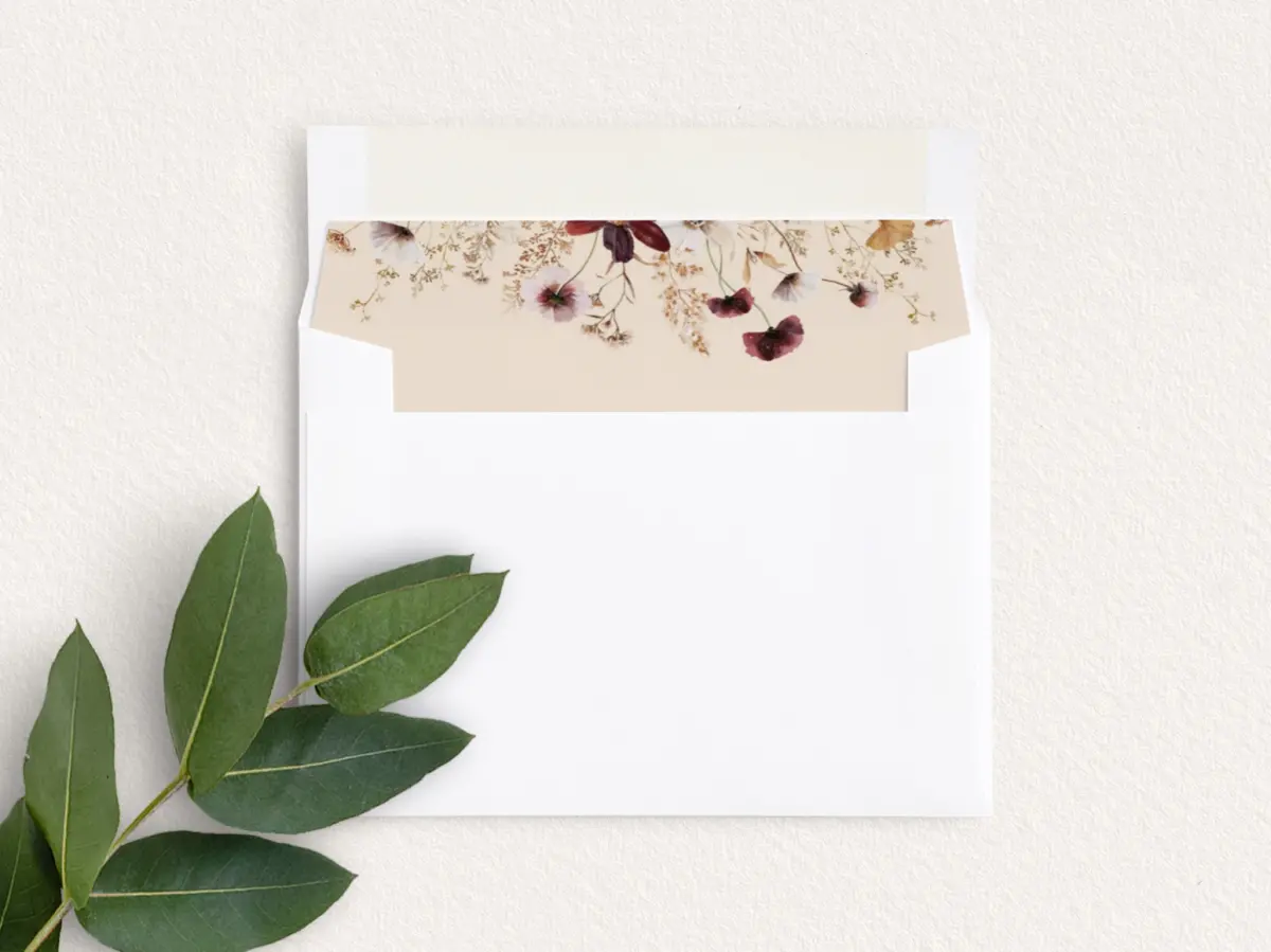 Envelope Liner inside Envelope