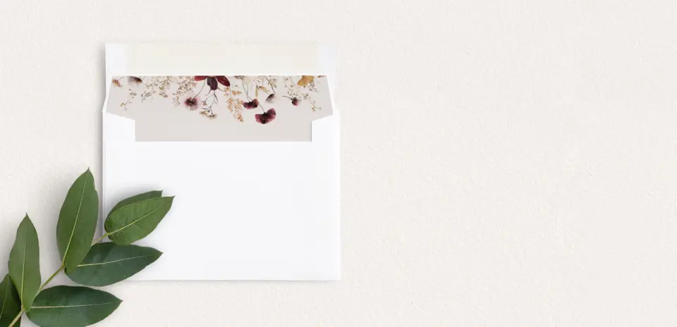 Envelope Liner inside Envelope