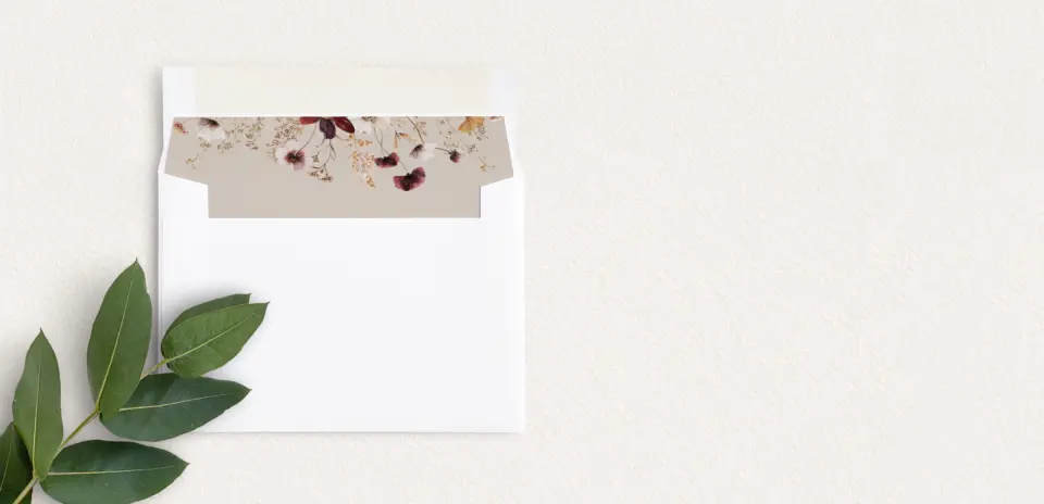 Envelope Liner inside Envelope