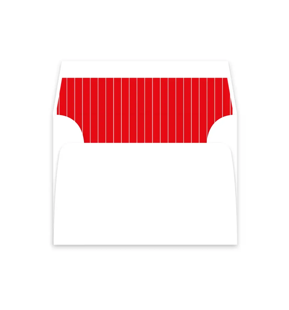This is a  4⅞" x 4.563" Envelope Liners (ELM) called Initial Unity printed in full color