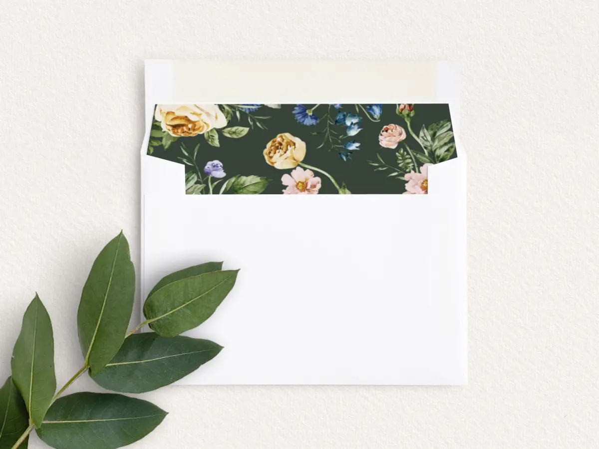 Envelope Liner inside Envelope